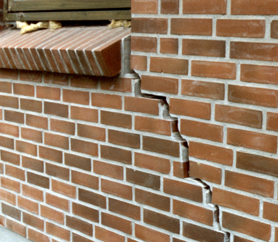 Figur 48 viser, at når et hus ikke funderes tilstrækkelig godt, risikerer man sætninger af forskellig størrelse (differenssætninger). 